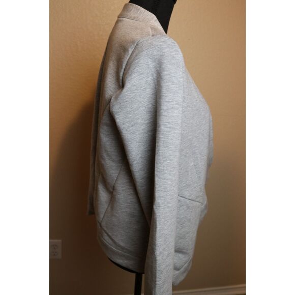 Carolina Belle Montreal Grey Knit Open Front Blazer (M) - Picture 2 of 8